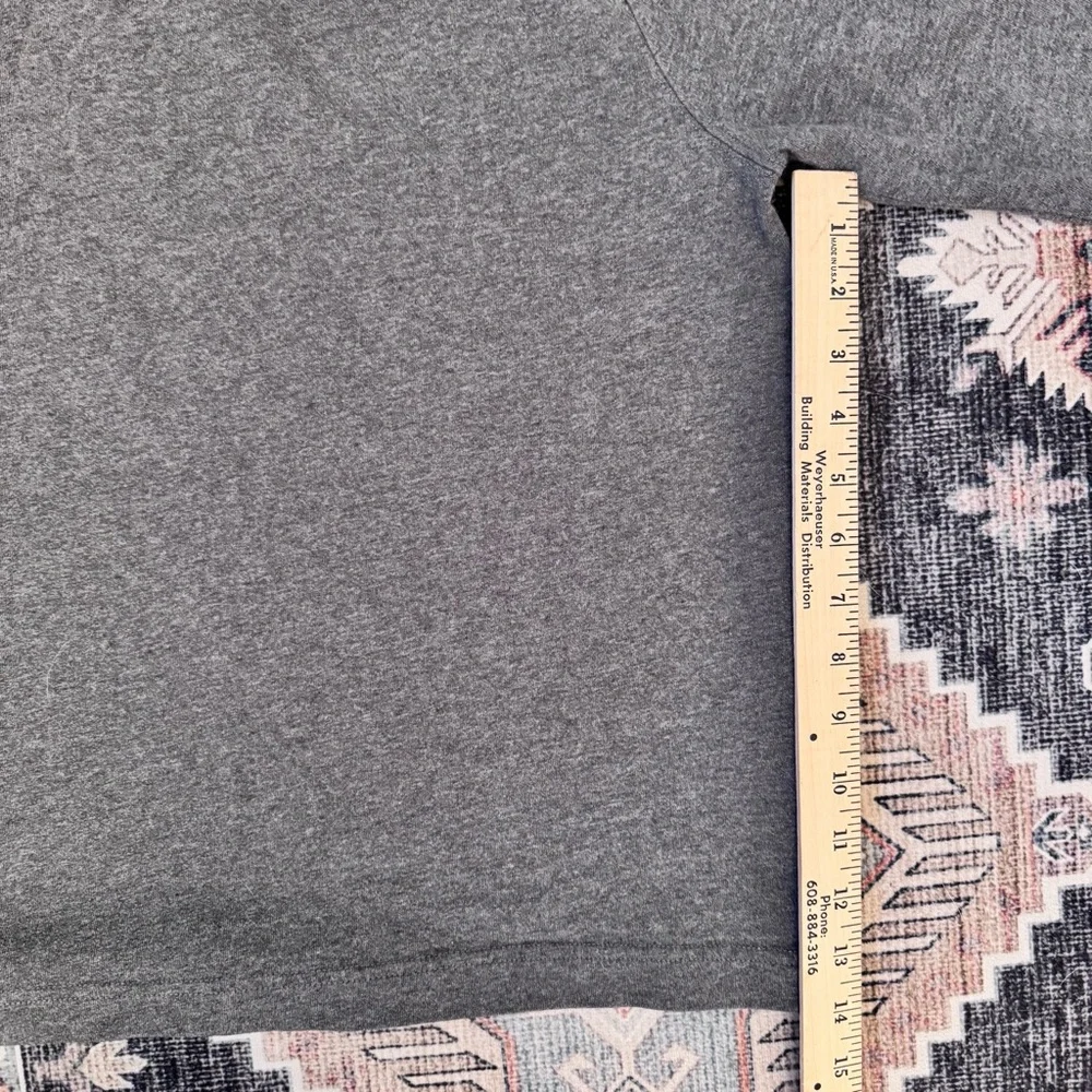 Nike Men's Charcoal Gray Hoodie Pullover Sweatshirt 100% Cotton Size Medium - Picture 8 of 9